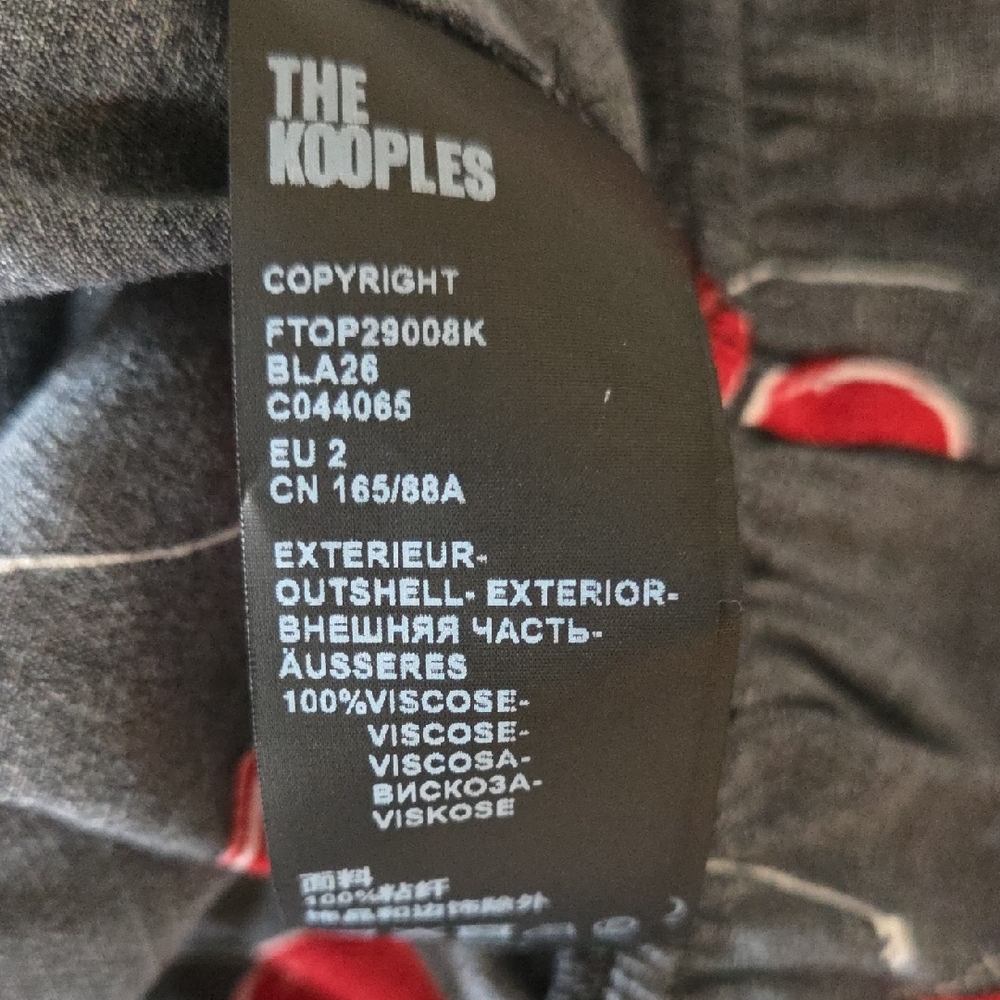 The Kooples La Cerise Blouse - Picture 11 of 12